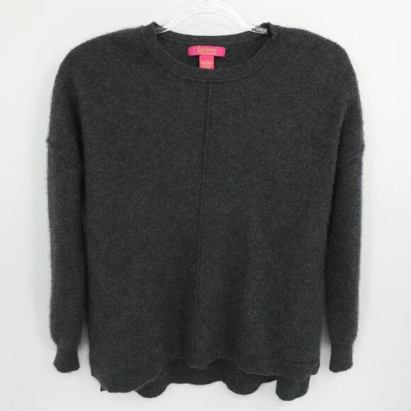 Catherine Malandrino Sweater Womens Large Cashmere Pullover Soft Cozy Crew Neck - Picture 1 of 12